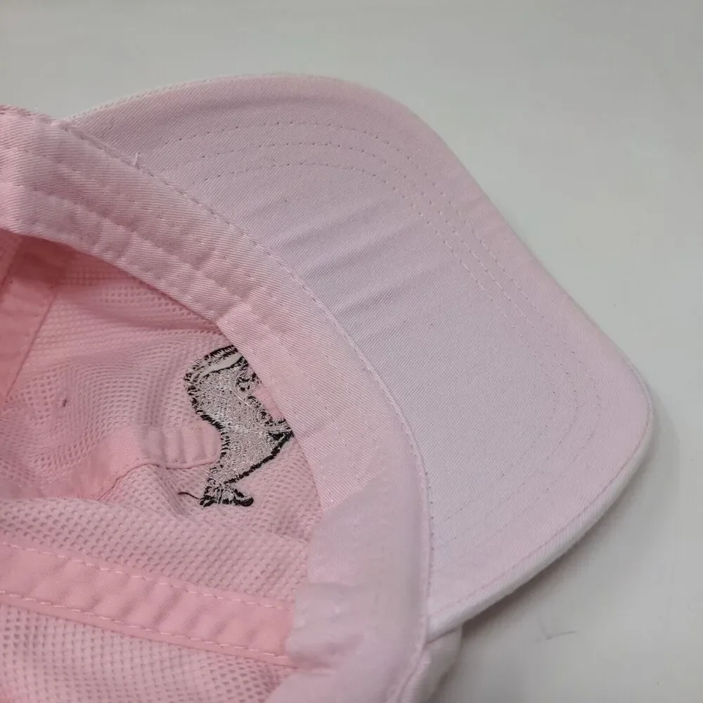 Adams Women's Slideback Hat Pink Embroidered Horse Equestrian Logo Cotton - Picture 11 of 13